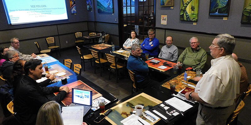 Monthly meeting of Space Coast AIA club